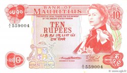 10 Rupees MAURITIUS  1967 P.31a XF