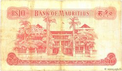 10 Rupees MAURITIUS  1967 P.31c F+