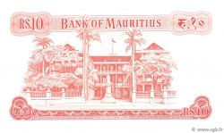 10 Rupees Petit numéro MAURITIUS  1967 P.31c UNC