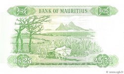25 Rupees Petit numéro MAURITIUS  1967 P.32b FDC