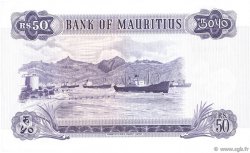 50 Rupees Petit numéro MAURITIUS  1967 P.33c FDC