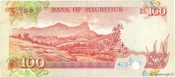 100 Rupees MAURITIUS  1986 P.38 fVZ