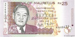 25 Rupees MAURITIUS  1999 P.49a ST