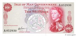 10 Shillings ÎLE DE MAN  1961 P.24a FDC