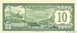 10 Gulden ANTILLES NÉERLANDAISES  1972 P.09b SUP+