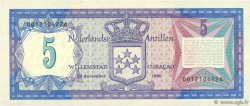 5 Gulden ANTILLES NÉERLANDAISES  1980 P.15a NEUF