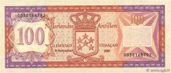 100 Gulden ANTILLES NÉERLANDAISES  1981 P.19b NEUF