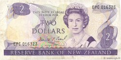 2 Dollars NEW ZEALAND  1989 P.170c F+