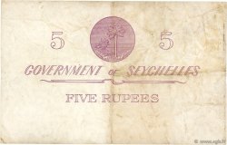 5 Rupees SEYCHELLEN  1954 P.11a SS