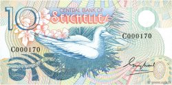 10 Rupees Petit numéro SEYCHELLES  1983 P.28a FDC