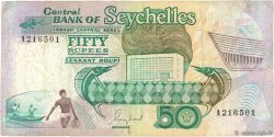 50 Rupees SEYCHELLES  1989 P.34 BC+