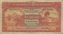 2 Dollars TRINIDAD UND TOBAGO  1939 P.06b fS