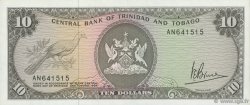 10 Dollars TRINIDAD E TOBAGO  1977 P.32a AU