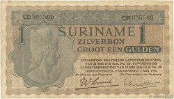 1 Gulden SURINAME  1956 P.108b q.MB