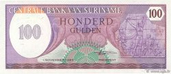100 Gulden SURINAM  1985 P.128b SC