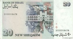 20 New Sheqalim ISRAEL  1993 P.54c MBC