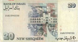 20 New Sheqalim ISRAEL  1993 P.54c F
