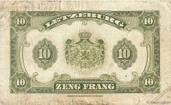 10 Francs LUSSEMBURGO  1944 P.44a MB