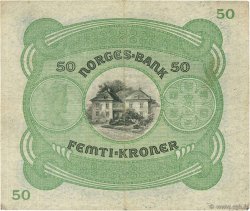 50 Kroner NORVÈGE  1943 P.09d SS