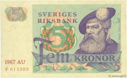 5 Kronor SWEDEN  1967 P.51a UNC