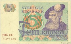 5 Kronor SWEDEN  1967 P.51a VF+