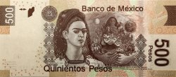 500 Pesos MEXICO  2010 P.126a AU