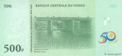 500 Francs Commémoratif REPúBLICA DEMOCRáTICA DEL CONGO  2010 P.100 SC+