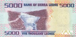 5000 Leones SIERRA LEONA  2010 P.32a FDC