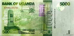 5000 Shillings UGANDA  2010 P.51a FDC