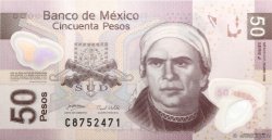50 Pesos MEXICO  2008 P.123f ST