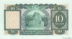 10 Dollars HONGKONG  1971 P.182g fST