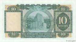 10 Dollars HONGKONG  1975 P.182g ST
