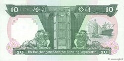 10 Dollars HONGKONG  1985 P.191a VZ