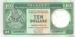 10 Dollars HONGKONG  1992 P.191c ST
