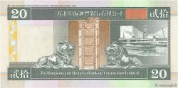 20 Dollars HONGKONG  1996 P.201b VZ