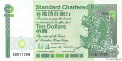 10 Dollars HONGKONG  1991 P.278d ST