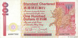 100 Dollars HONG KONG  1987 P.281c q.SPL