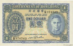 1 Dollar HONGKONG  1941 P.316
