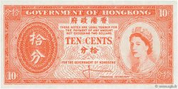 10 Cents HONG KONG  1961 P.327 FDC