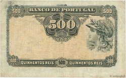 500 Reis PORTOGALLO  1917 P.105b BB