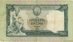 50 Escudos PORTUGAL  1960 P.164 MBC