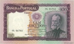 100 Escudos PORTUGAL  1961 P.165 TTB+