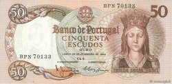 50 Escudos PORTUGAL  1964 P.168 MBC