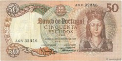 50 Escudos PORTUGAL  1964 P.168 MBC