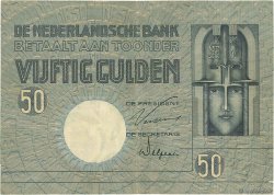 50 Gulden NETHERLANDS  1930 P.047 VF