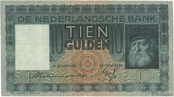10 Gulden NIEDERLANDE  1935 P.049 SS