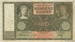 100 Gulden NETHERLANDS  1935 P.051a F