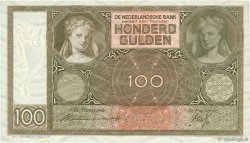 100 Gulden NIEDERLANDE  1939 P.051b VZ+
