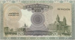 20 Gulden PAESI BASSI  1941 P.054 q.SPL