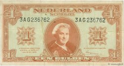 1 Gulden NETHERLANDS  1945 P.070 VF